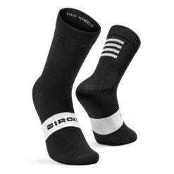 Skarpetki rowerowe unisex S1 Black Kapelmuur. Czarne skarpetki SIROKO, bez wzorów, z elastanu. Za 68.00 zł.