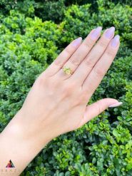 Pierścionek Kwarc Lemon 4 ct. Trylion złoto 585. Żółte pierścionki Brazi druse jewelry, z kwarcem, pozłacane. Za 3,577.00 zł.