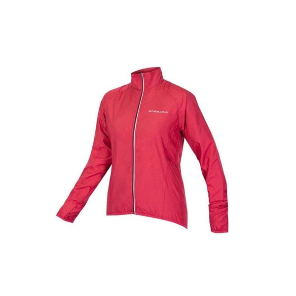 Damska kurtka wodoodporna Endura Pakajak. Czerwone kurtki ENDURA, bez wzorów, sportowe, bez kaptura. Za 272.50 zł.