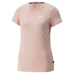 T-shirt z krótkim rękawem damski Puma ESS+ EMBROIDERY. Czerwone t-shirty Puma, s, bez wzorów, casualowe, bez kołnierzyka, bez ramiączek. Za 97.90 zł.