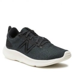 Buty do biegania damskie New Balance 430. Czarne buty do biegania New Balance, bez wzorów, z materiału, bez zapięcia, do biegania. W wyprzedaży za 242.30 zł.