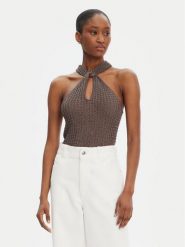 Guess Sweter W5YR39 Z24F0 Szary Regular Fit. Szare swetry Guess, xxl, z aplikacjami, z wiskozy, bez ramiączek. Za 172.00 zł.