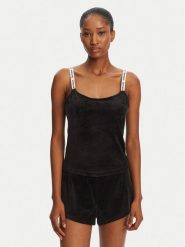 Juicy Couture Top Elina JCLCT125501 Czarny Slim Fit. Czarne topy Juicy Couture, xl, bez wzorów, z syntetyku, bez kołnierzyka, bez ramiączek. Za 99.99 zł.