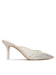 Aldo Klapki Mera 14241569 Biały. Białe klapki Aldo, bez wzorów, z materiału, bez obcasa, bez zapięcia. Za 419.99 zł.