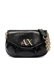 Armani Exchange Torebka XW002165 AF21363 UC001 Czarny. Czarne listonoszki Armani Exchange, bez wzorów, ze skóry, bez dodatków. Za 459.99 zł.