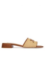 KARL LAGERFELD Klapki Petalo II KL80700A Beżowy. Brązowe klapki KARL LAGERFELD, bez wzorów, z materiału, bez obcasa, bez zapięcia. Za 674.99 zł.