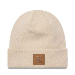 Czapka New Era. Brązowe czapki zimowe New Era, bez wzorów. Za 129.99 zł.