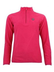 Peak Mountain Bluza polarowa "Afinor" w kolorze różowym rozmiar: XL. Różowe bluzy bez kaptura Peak Mountain, xl, z aplikacjami, z materiału, bez kaptura. Za 70.41 zł.