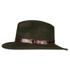 Kapelusz wełniany, składany HORKA. Brązowe kapelusze Horka, bez wzorów, z wełny, sportowe. Za 321.00 zł.