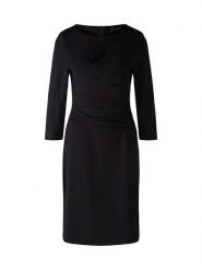 Oui Sukienka w kolorze czarnym rozmiar: 36. Czarne sukienki Oui, bez wzorów, bez kołnierzyka, bez ramiączek, midi. Za 161.73 zł.