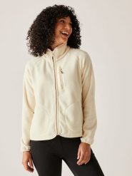 Regatta Kurtka polarowa "Frankie" w kolorze kremowym rozmiar: 36. Brązowe kurtki Regatta, bez wzorów, z polaru, bez kaptura. Za 101.70 zł.