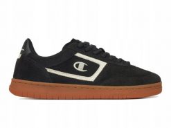 BUTY damskie CHAMPION S11759-KK006 stylowe czarne trampki skóra 36. Czarne trampki Champion, bez wzorów, z materiału, eleganckie, bez zapięcia. Za 264.00 zł.