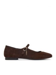 Beverly Hills Polo Club Baleriny EO-CC2599-01 Brązowy. Brązowe baleriny Beverly Hills Polo Club, bez wzorów, ze skóry, bez obcasa, bez zapięcia. Za 299.99 zł.