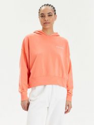 4F Bluza 4FWSS24TSWSF1003 Pomarańczowy Loose Fit. Brązowe bluzy 4f, s, bez wzorów, z bawełny, bez kaptura. Za 89.99 zł.