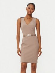 Marciano Guess Sukienka koktajlowa 5RGK10 6302A Beżowy Bodycon Fit. Brązowe sukienki Marciano Guess, z aplikacjami, z syntetyku, wizytowe, bez kołnierzyka, bez ramiączek, bodycon. Za 739.99 zł.