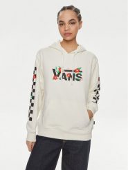 Vans Bluza Fleurs Bff Hoodie VN000JG9 Écru Regular Fit. Bluzy Vans, l, bez wzorów, z bawełny, bez ramiączek, bez kaptura. Za 99.99 zł.