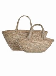 BLE Shopper bag (2 szt.) w kolorze jasnobrązowym rozmiar: onesize. Brązowe shopper bag BLE, bez wzorów, z materiału, na ramię, bez dodatków. Za 100.99 zł.