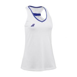 Babolat Play Tank Top Women's Sleeveless Top. Białe topy BABOLAT, s, bez wzorów, sportowe, bez kołnierzyka, bez ramiączek. Za 109.99 zł.