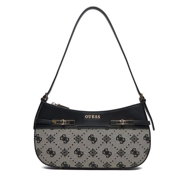 Torebka Guess. Czarne torebki klasyczne Guess, z aplikacjami, klasyczne, bez dodatków. Za 589.99 zł.