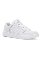 Trampki Damskie Court Palisades. Białe trampki K-SWISS, bez wzorów, z gumy, bez zapięcia. Za 139.00 zł.