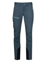 Bergans Spodnie softshellowe "Breheimen" w kolorze granatowym rozmiar: S. Niebieskie spodnie dresowe Bergans, bez wzorów, z materiału, outdoorowe. Za 358.48 zł.