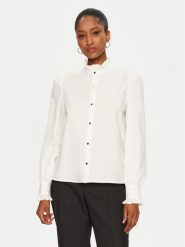 Morgan Bluzka 242-CHLOE Écru Regular Fit. Bluzki Morgan, bez wzorów, z bawełny, bez kołnierzyka, bez ramiączek. Za 189.99 zł.