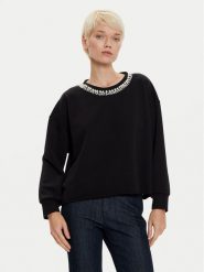 ViCOLO Bluza TS0598 Czarny Regular Fit. Czarne bluzy ViCOLO, bez wzorów, z bawełny, bez kaptura. Za 249.99 zł.