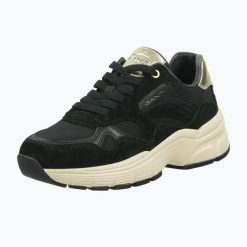 Buty damskie GANT Neuwill. Czarne buty treningowe Gant, na lato, bez wzorów, z gumy, bez zapięcia, trekkingowe. Za 489.99 zł.