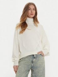 ViCOLO Sweter 77039S Écru Regular Fit. Swetry ViCOLO, s, bez wzorów, z wiskozy, bez ramiączek. Za 219.99 zł.