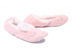 AXIM 7P24082 róż, kapcie damskie. Czerwone kapcie Axim, bez wzorów. Za 34.99 zł.