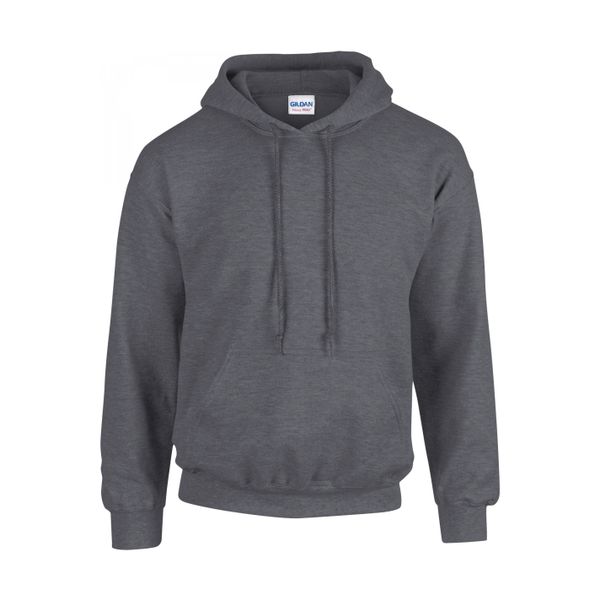 Bluza z kapturem Gildan Heavy Blend ®. Szare bluzy z kapturem GILDAN, xl, bez wzorów, z bawełny, z kapturem. Za 80.90 zł.