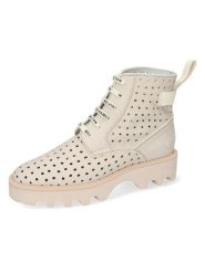 MELVIN & HAMILTON Skórzane botki "Megan 26" w kolorze kremowym rozmiar: 41. Brązowe botki Melvin & Hamilton, bez wzorów, ze skóry, bez obcasa, bez zapięcia. Za 457.84 zł.