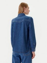 United Colors Of Benetton Koszula jeansowa 5RZKDQ06T Niebieski Regular Fit. Niebieskie koszule United Colors Of Benetton, m, bez wzorów, z bawełny, bez kołnierzyka, bez ramiączek. Za 249.99 zł.