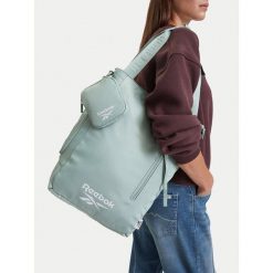 Torebka Reebok. Zielone torebki klasyczne Reebok, bez wzorów, klasyczne, bez dodatków. Za 159.99 zł.