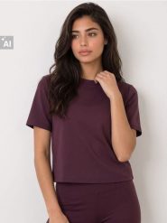 Jednolita koszulka z krótkim rękawem - czerwony. Czerwone t-shirty sportowe Sinsay, l, bez wzorów, bez ramiączek, na fitness i siłownię. Za 25.99 zł.