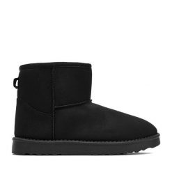 Śniegowce JENNY. Czarne śniegowce Jenny, bez wzorów, bez zapięcia. Za 129.99 zł.