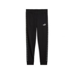 Puma Spodnie Ess Tape Tr Cl 68501301. Czarne spodnie dresowe Puma, bez wzorów, z dresówki. Za 155.99 zł.