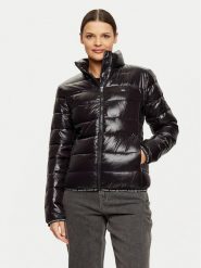 Tommy Jeans Kurtka puchowa Essential DW0DW19312 Czarny Regular Fit. Czarne kurtki Tommy Jeans, l, bez wzorów, z jeansu, bez kaptura. Za 699.99 zł.