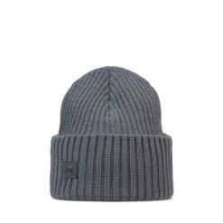 Czapka BUFF KNITTED BEANIE RUTGER IRON. Szare czapki zimowe Buff, bez wzorów, sportowe. W wyprzedaży za 111.93 zł.
