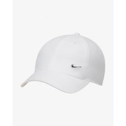 Czapka z daszkiem Nike Dri-Fit Club Unstructured Metal Swoosh. Czarne czapki z daszkiem Nike, bez wzorów, sportowe. Za 119.00 zł.