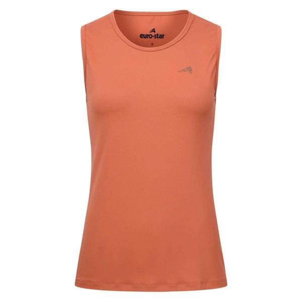 Damski tank top Euro-Star Enya. Brązowe topy EURO-STAR, l, bez wzorów, retro, bez kołnierzyka, bez ramiączek. W wyprzedaży za 234.00 zł.