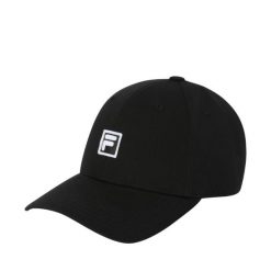 Czapka z daszkiem Fila Botad F-box 6 Panel. Czarne czapki z daszkiem Fila, bez wzorów, z bawełny. Za 79.00 zł.