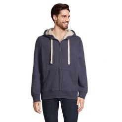 Kurtka Dla Dorosłych Unisex Sherpa Zapinana Na Zamek Błyskawiczny. Niebieskie kurtki SOL'S, s, bez wzorów, sportowe, bez kaptura. Za 280.99 zł.