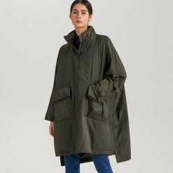 Przeciwdeszczowy płaszcz ReDesign - Khaki. Płaszcze marki Reserved. Za 499.99 zł.