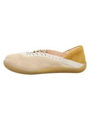 Think! Skórzane baleriny w kolorze beżowym rozmiar: 41. Brązowe baleriny Think!, bez wzorów, bez obcasa, bez zapięcia. Za 274.95 zł.
