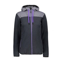 Bluza damska z kapturem CMP. Szare bluzy CMP, l, bez wzorów, z materiału, eleganckie, bez ramiączek, z kapturem. Za 314.15 zł.
