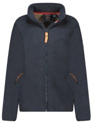 Geographical Norway Kurtka polarowa "Tasca" w kolorze granatowym rozmiar: XL. Niebieskie kurtki Geographical Norway, xl, bez wzorów, z polaru, bez kaptura. Za 118.84 zł.