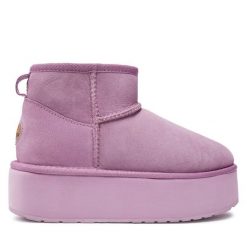 Śniegowce EMU Australia. Czerwone śniegowce Emu Australia, bez wzorów, bez zapięcia. Za 469.99 zł.