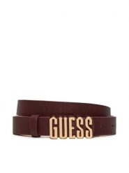 Guess Pasek Damski BW9114 P4225 Bordowy. Czerwone paski Guess, z aplikacjami, ze skóry. Za 129.99 zł.