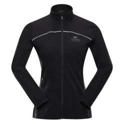 Kurtka uniwersalna damska Alpine Pro LJCB591990. Czarne kurtki przejściowe sportowe Alpine Pro, na zimę, uniwersalny, bez wzorów, z poliesteru, bez kaptura, trekkingowe. Za 452.00 zł.